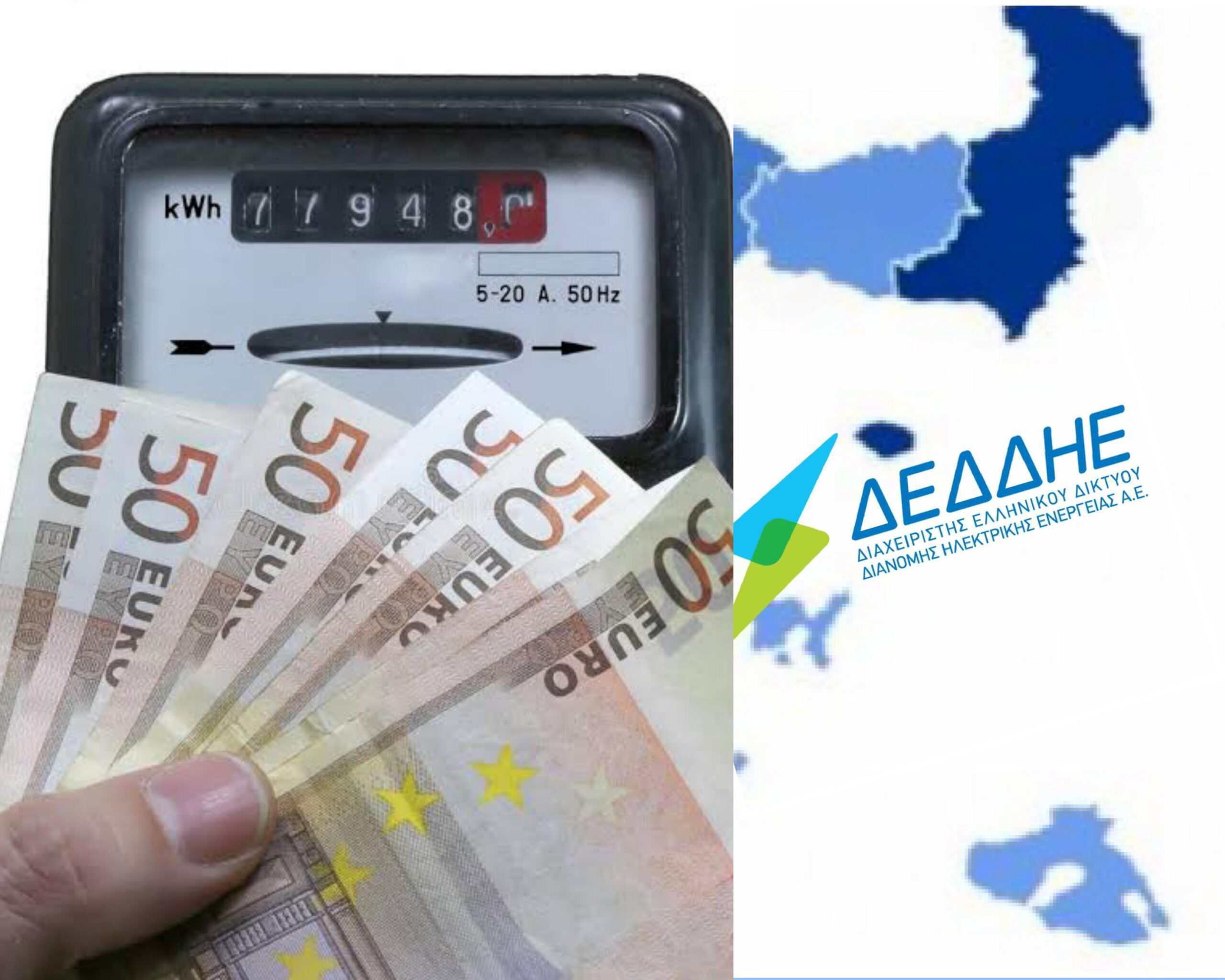Λογαριασμοί μετρήσεις ΔΕΔΔΗΕ