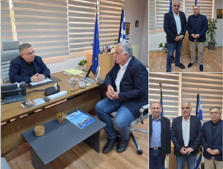 Συνάντηση εργασίας Δημάρχου Σαμοθράκης με γραμματέα Αποκεντρωμένης